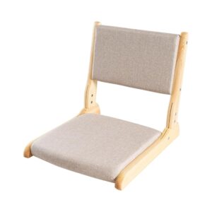 Foldable Japandi Floor Meditation Accent Chair