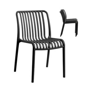 4-Piece Stackable Japandi Accent Chair Set