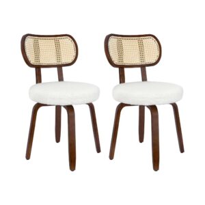 Japandi Mid-Century Modern Swivel Chair